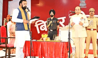 बिहार में ‘सम्राट युग’ की शुरुआत: Samrat Choudhary बने 24वें CM, 2 डिप्टी CM के साथ NDA की नई सरकार