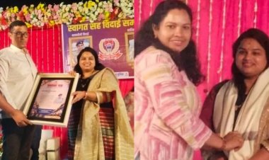 पलामू में अनोखी विदाई: दुल्हन की तरह सजी गाड़ी में रवाना हुईं एसपी रिष्मा रमेशन, नए अफसरों का जोरदार स्वागत