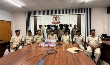 धनबाद: “गोविंदपुर में ‘फर्जी किस्त’ का जाल: लूट के बाद 2 लाख की फिरौती मांगने वाला गैंग बेनकाब, 4 गिरफ्तार”