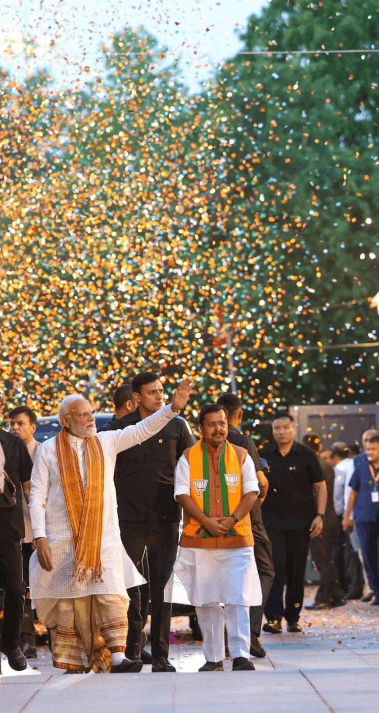 पश्चिम बंगाल में BJP 206, तमिलनाडु में टीवीके बनी सबसे बड़ी पार्टी, केरल में कांग्रेस वापसी, असम में BJP की हैट्रिक”