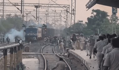 बिहार सिपाही भर्ती परीक्षा: पाटलिपुत्र स्टेशन पर कैंडिडेट्स का हंगामा, तोड़फोड़-पथराव, पुलिस ने किया लाठीचार्ज