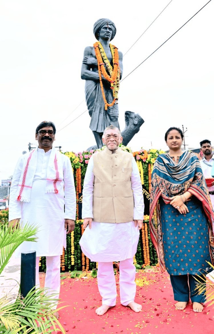 धरती आबा को पूरे झारखंड का नमन: भगवान  बिरसा मुंडा के 126वें शहादत दिवस पर उमड़ा जनसैलाब