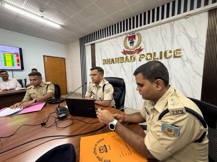 धनबाद पुलिस का बड़ा एक्शन! मई माह में 470 कांडों का निष्पादन, अपराधियों पर कसा शिकंजा