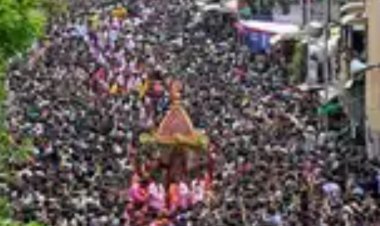 पुरी जगन्नाथ रथयात्रा में 1 श्रद्धालु की मौत, 5 की तबीयत बिगड़ी; 12 लाख श्रद्धालुओं के बीच भगदड़ से सरकार का इनकार