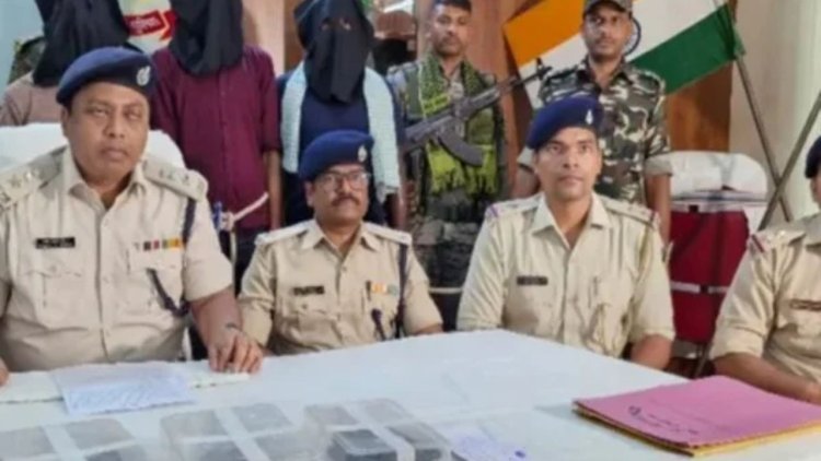 चतरा में राहुल दुबे गैंग पर पुलिस का बड़ा एक्शन, लेवी वसूली से पहले 3 अपराधी हथियार समेत गिरफ्तार