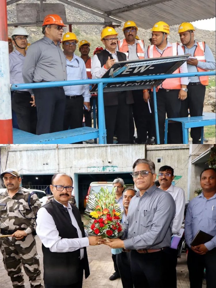 BCCL CMD ने बस्ताकोला एरिया में की उच्चस्तरीय समीक्षा, उत्पादन बढ़ाने और ऑपरेशन मजबूत करने के दिए निर्देश