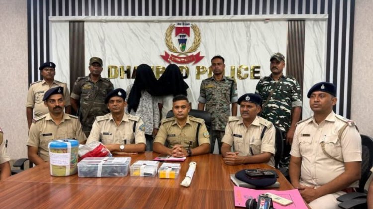 धनबाद कार हत्याकांड का खुलासा: 48 घंटे में दो आरोपी गिरफ्तार, खून से सने हथियार और सबूत बरामद