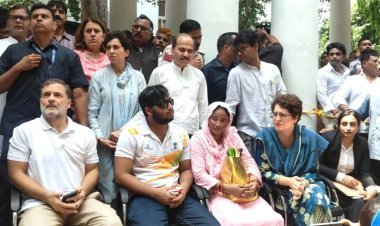 जंतर-मंतर पैलेट गन मामला: राहुल गांधी के धरने के बाद दिल्ली पुलिस ने दर्ज की FIR, अज्ञात के खिलाफ केस
