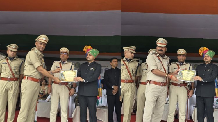 धनबाद: 17 पुलिस अफसर सम्मानित, प्रिंस खान गैंग से ₹129 करोड़ साइबर फ्रॉड तक का किया खुलासा