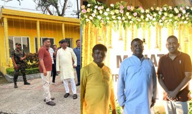 महतो ट्रांसपोर्ट में धूमधाम से मनी विश्वकर्मा पूजा, सांसद-विधायक समेत जुटे गणमान्य