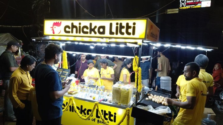 धनबाद में खुला चिक्का लिट्टी का पहला आउटलेट, लिट्टी-चोखा संग चिकन का तड़का
