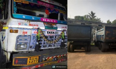 Dhanbad: BCCL का कांटा खराब , फिर भी चालान में सटीक वजन! कतरास में 5 हाईवा जब्त, FIR