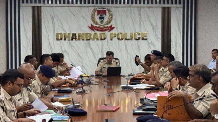 धनबाद में दुर्गा पूजा पर हाई अलर्ट, SSP प्रभात कुमार का बड़ा एक्शन प्लान