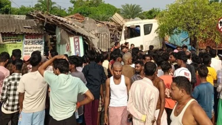 Bokaro :  चाय पी रहे लोगों पर काल बनकर चढ़ा ट्रेलर, दो की मौत; मां-बेटी समेत चार गंभीर